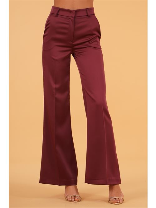 Pantalone in raso The First | ELLIOT 593/TFBORGOGNA
